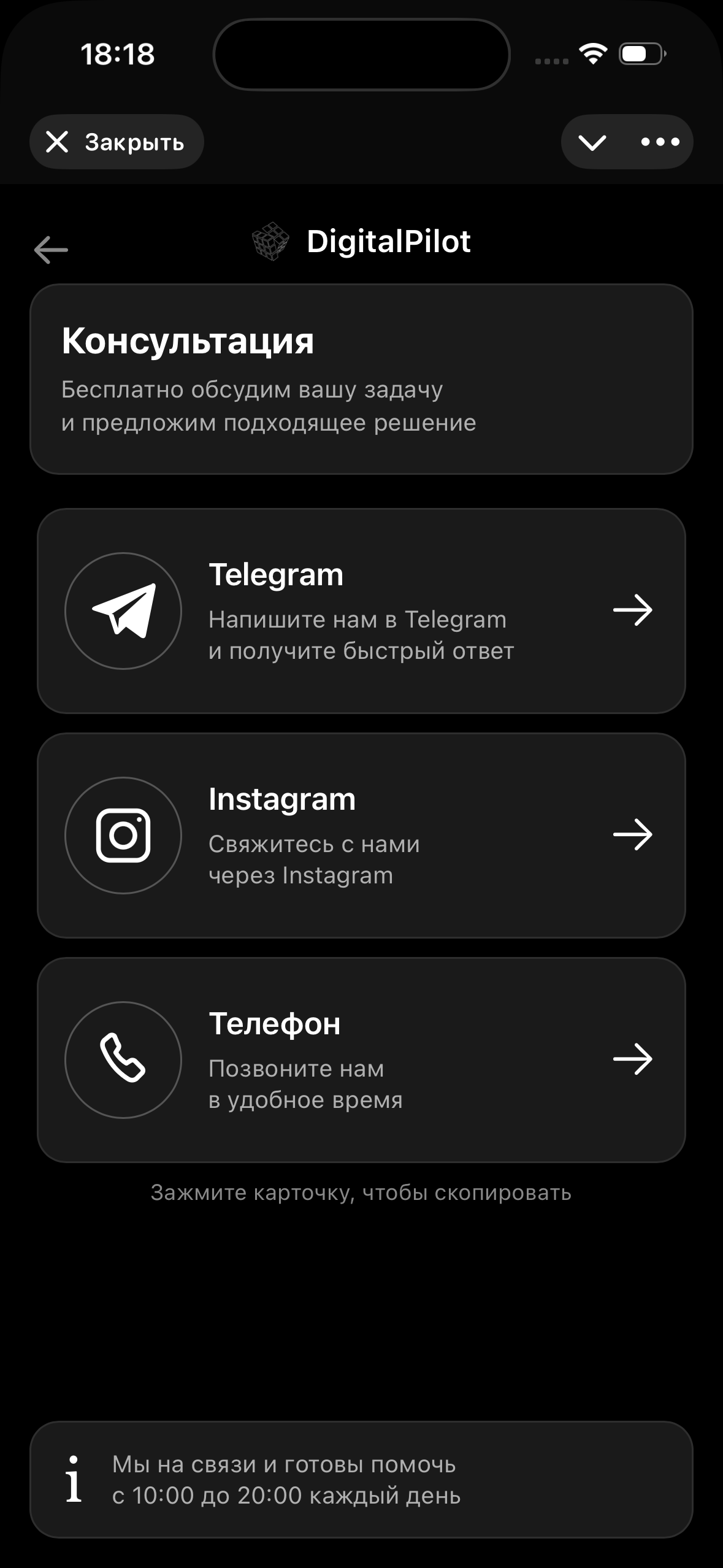 Мой Ассистент: DigitalPilot