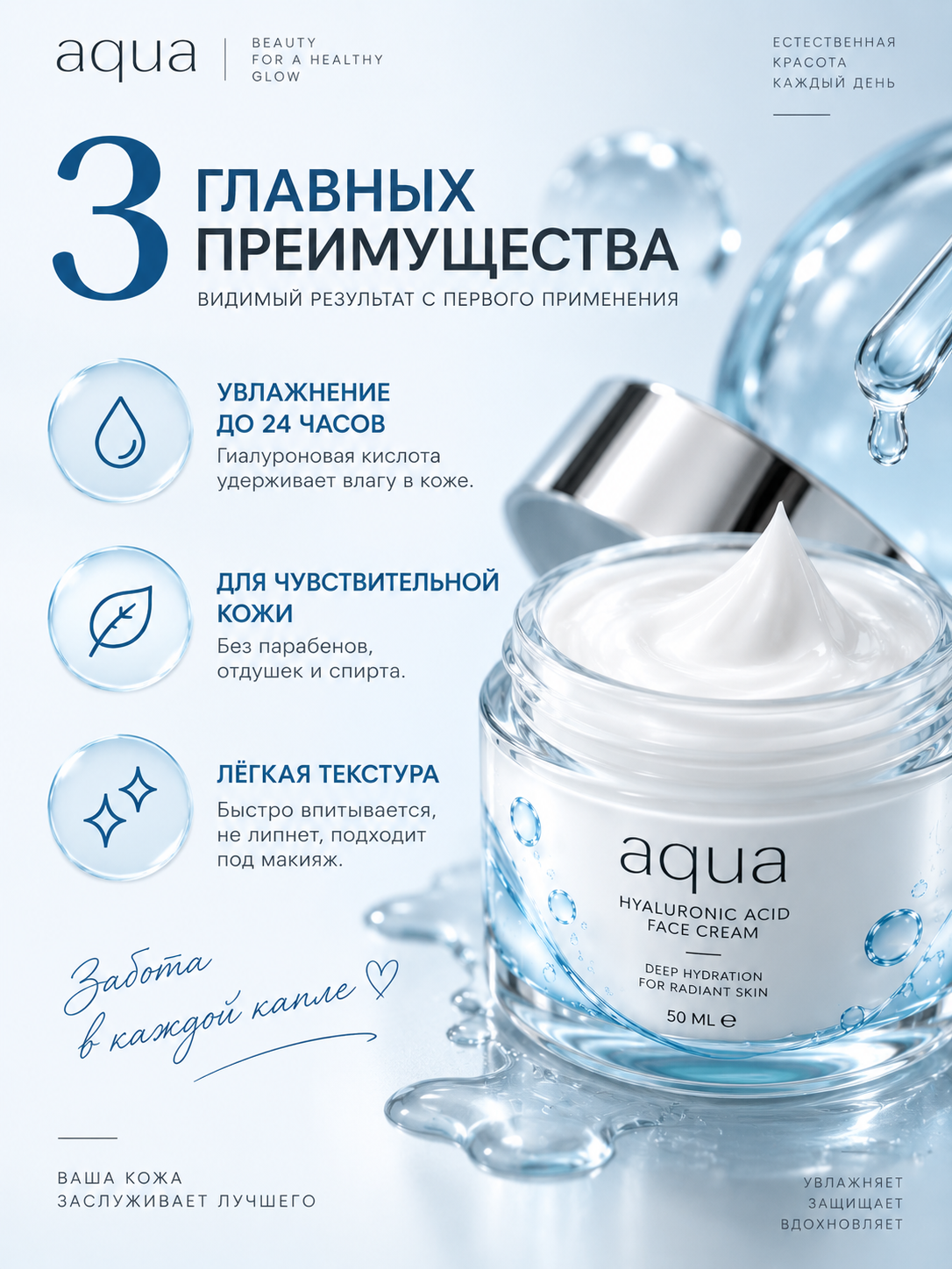 AQUA Увлажняющий крем