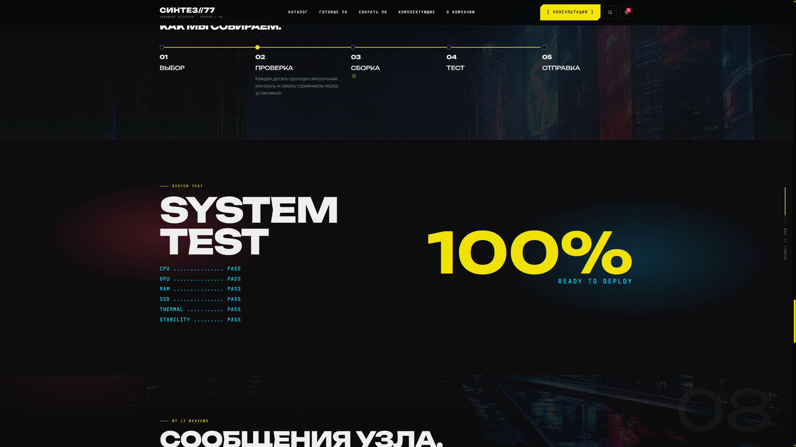 Лендинг | СИНТЕЗ//77