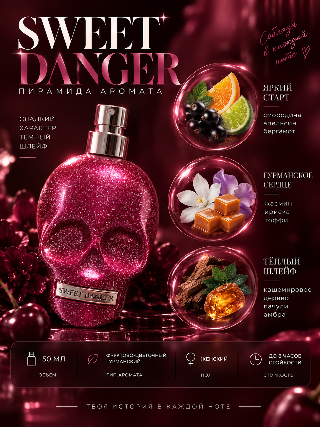 SWEET DANGER Женский аромат