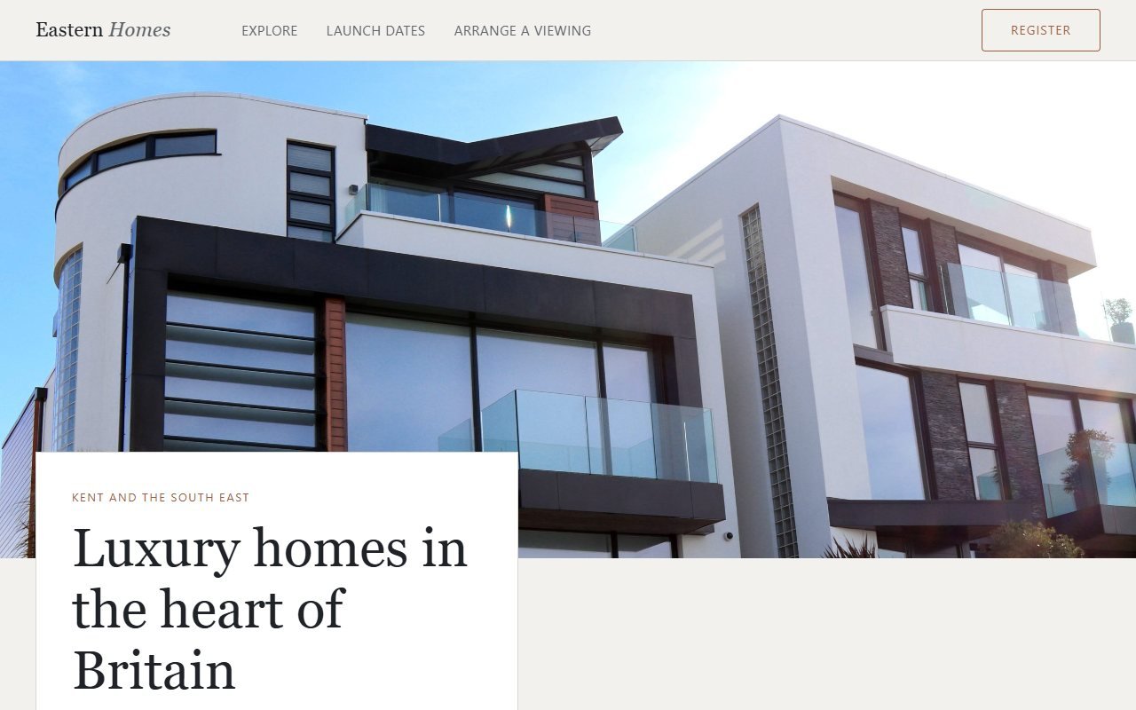 Eastern Homes — жилые комплексы в Кенте