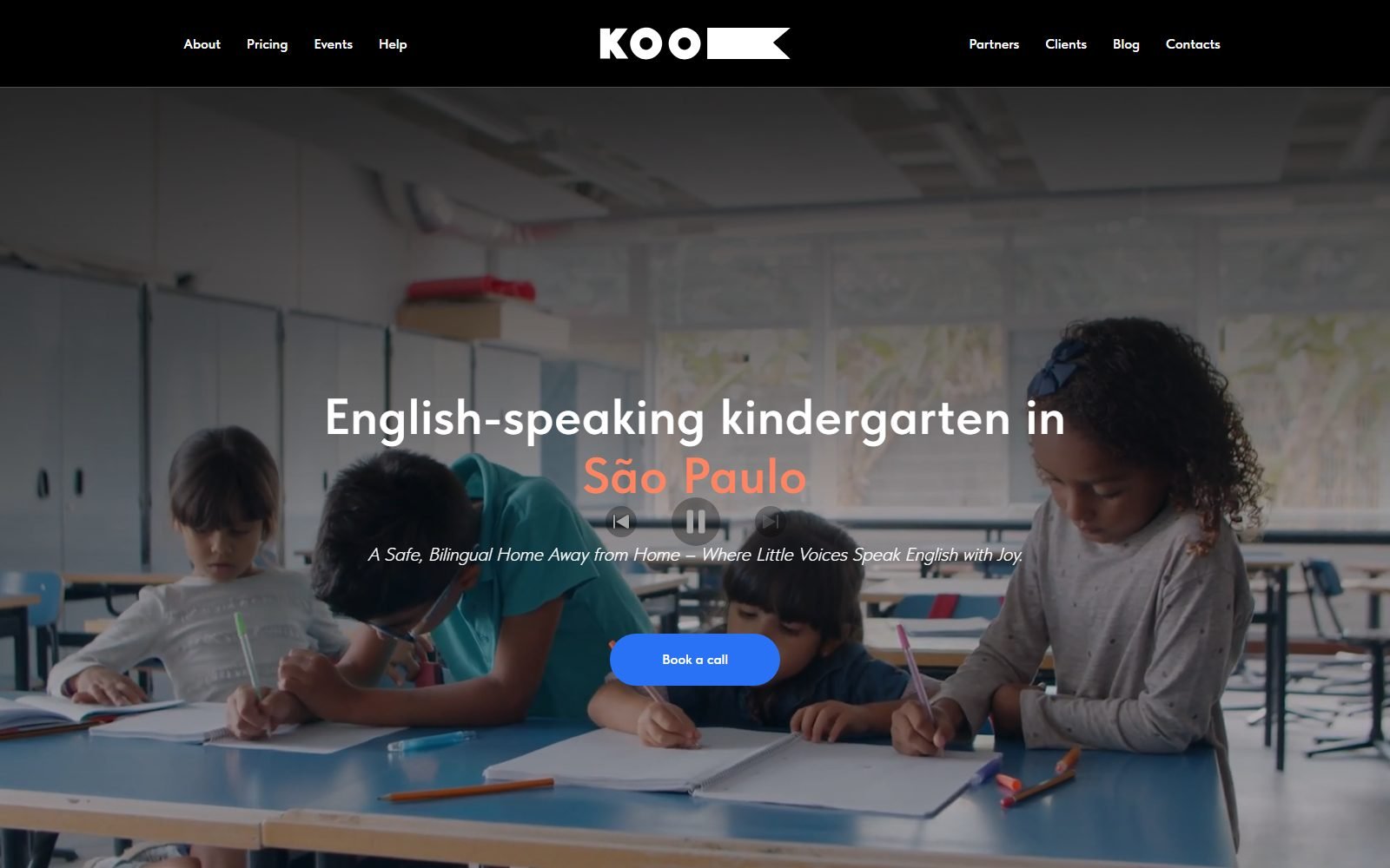 Koo Garden — лендинг детского сада