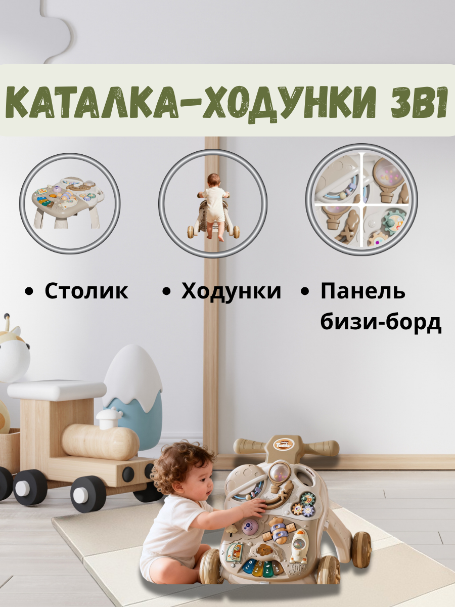 Ходунки детские 3 в 1